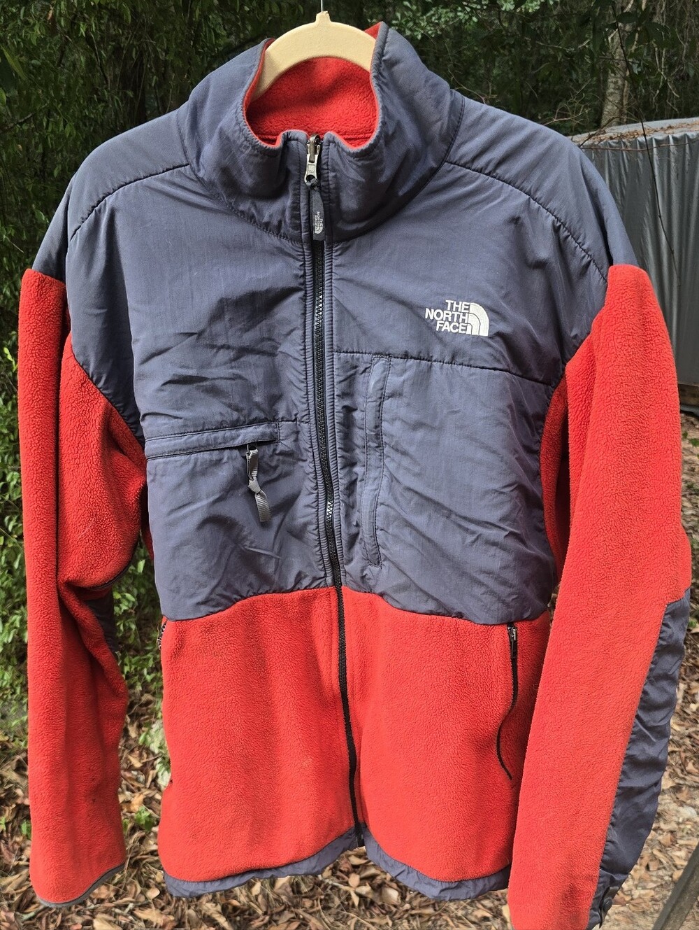 The North Face Red and Gray Men's Fleece Performance Jacket Sz XL